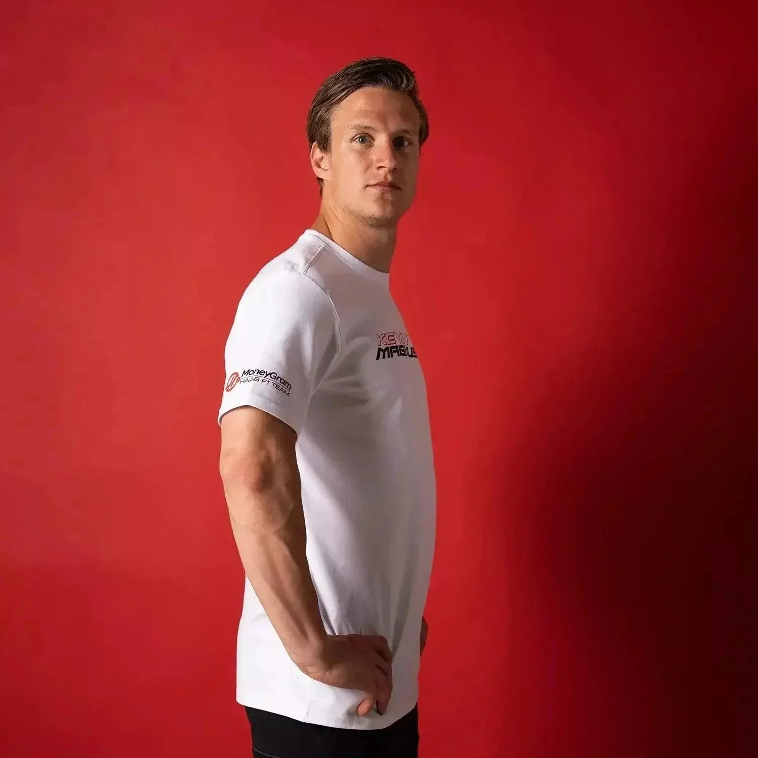 Kevin Magnussen 2023 T-shirt White New designed - Image 3