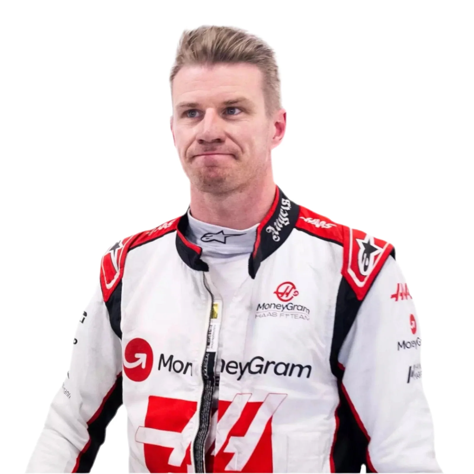 2023 Nico Hulkenberg Haas F1 Race Suits - Las Vegas - Image 3