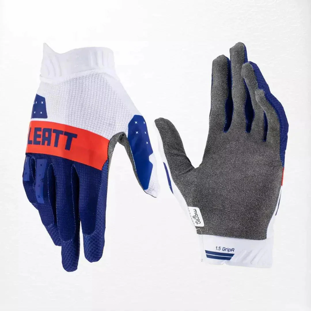 Leatt Moto 1.5 GripR MX Gloves Royal - Image 3