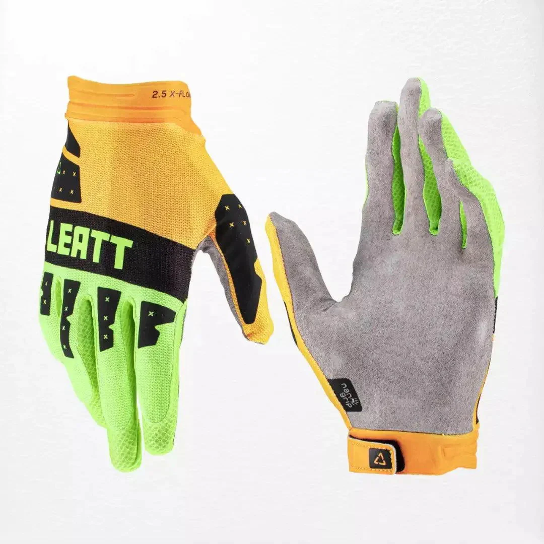 Leatt Moto 2.5 X-Flow MX Gloves Citrus - Image 3