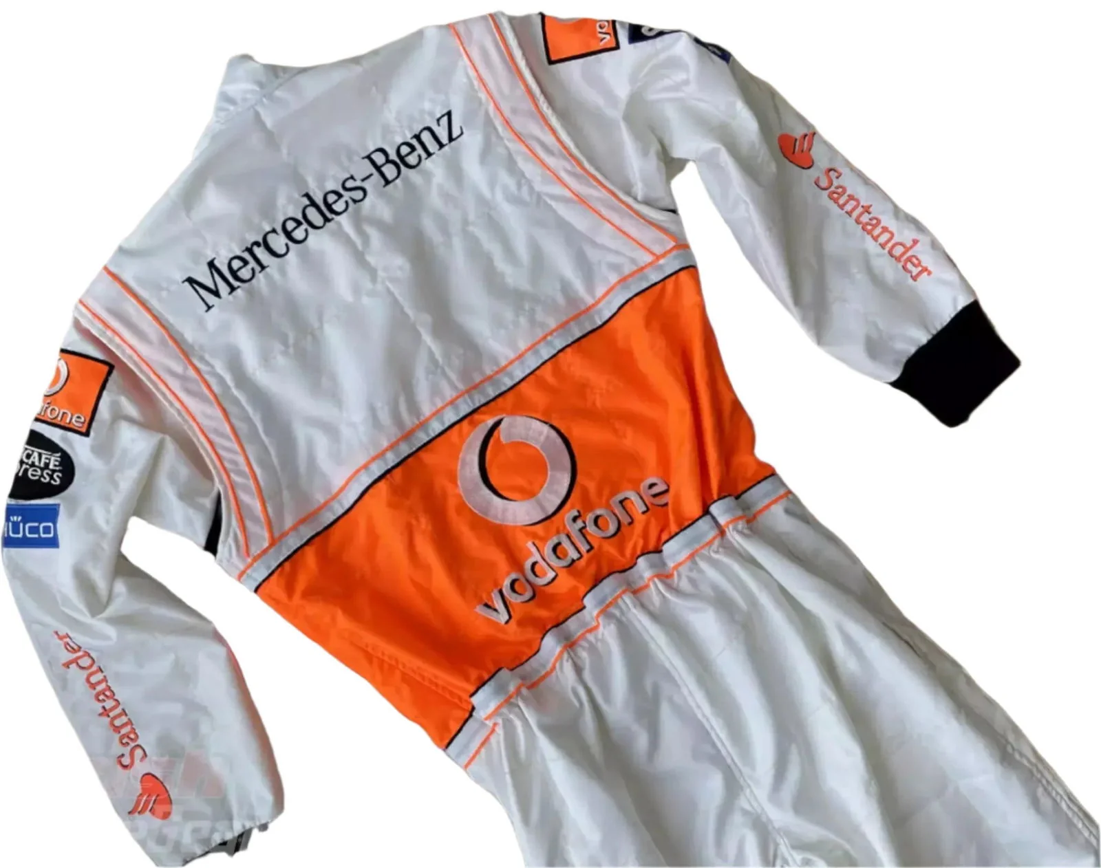 Lewis Hamilton 2008 McLaren F1 Embroidered Racing Suit - Image 4