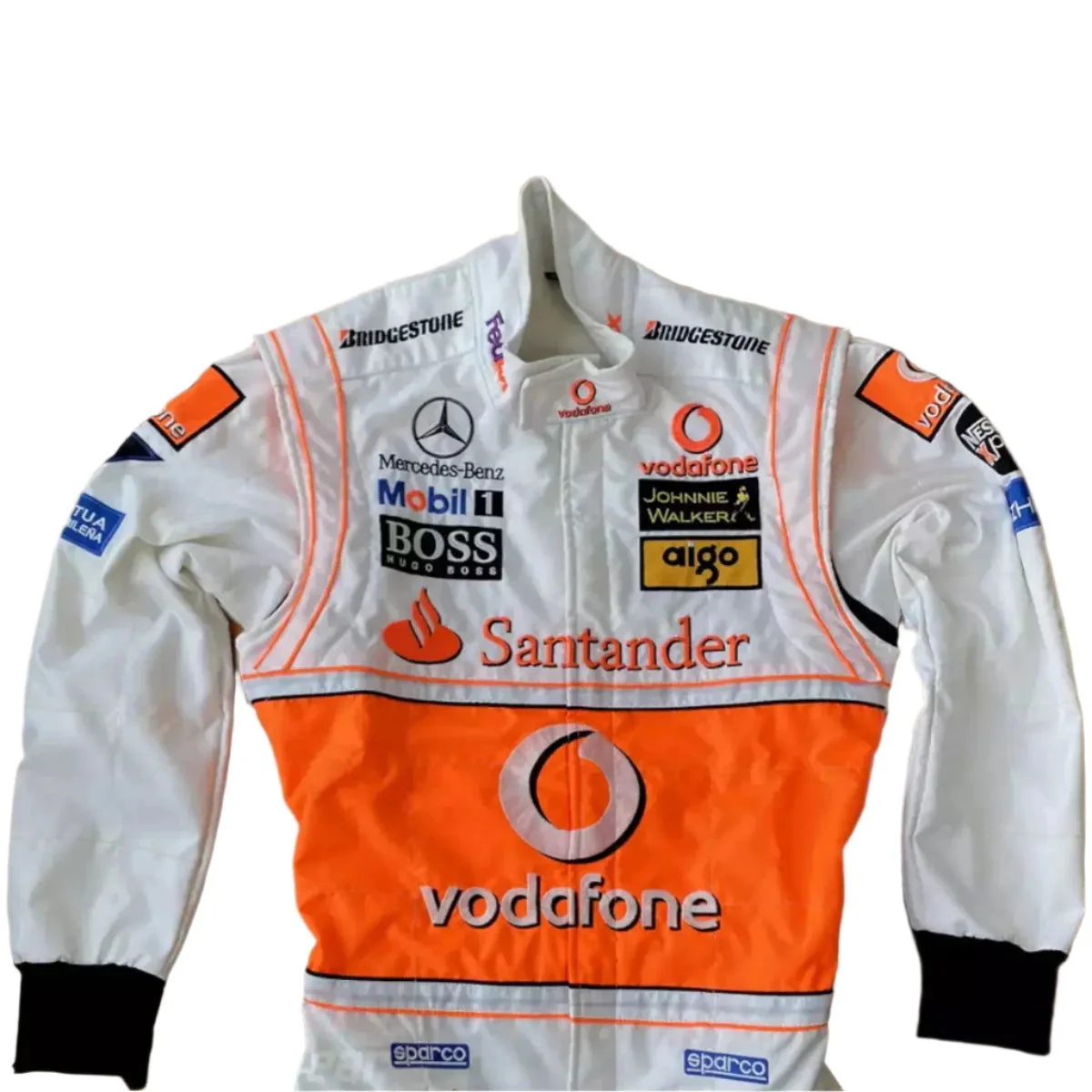 Lewis Hamilton 2008 McLaren F1 Embroidered Racing Suit - Image 6