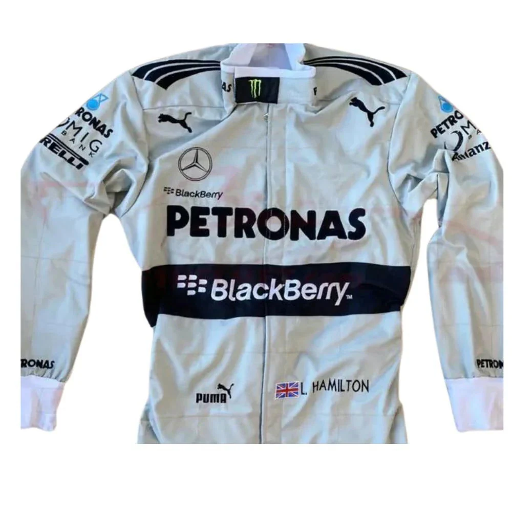 2013 Lewis Hamilton Mercedes Benz F1 Embroidered Race Suit - Image 3