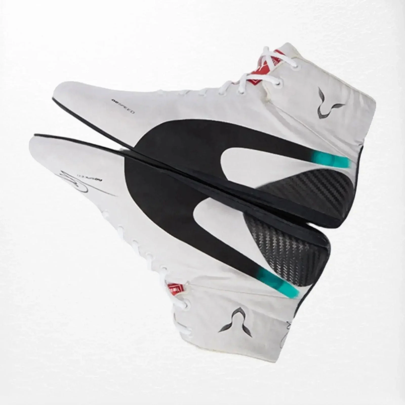 2019 Lewis Hamilton Mercedes benz AMG Puma F1 Boots - Image 2
