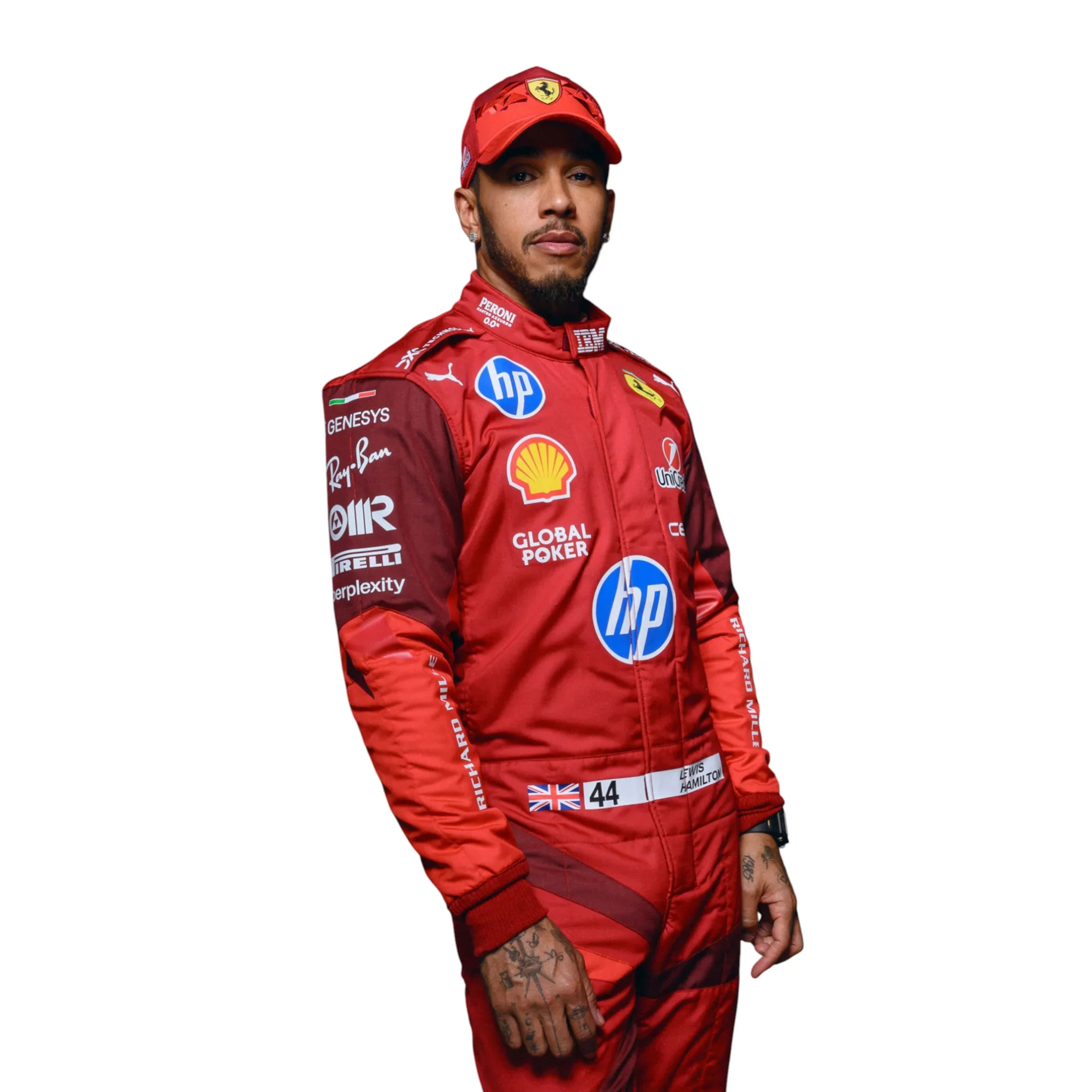 Lewis Hamilton Scuderia Ferrari HP Las Vegas 2025 race suit - Image 3