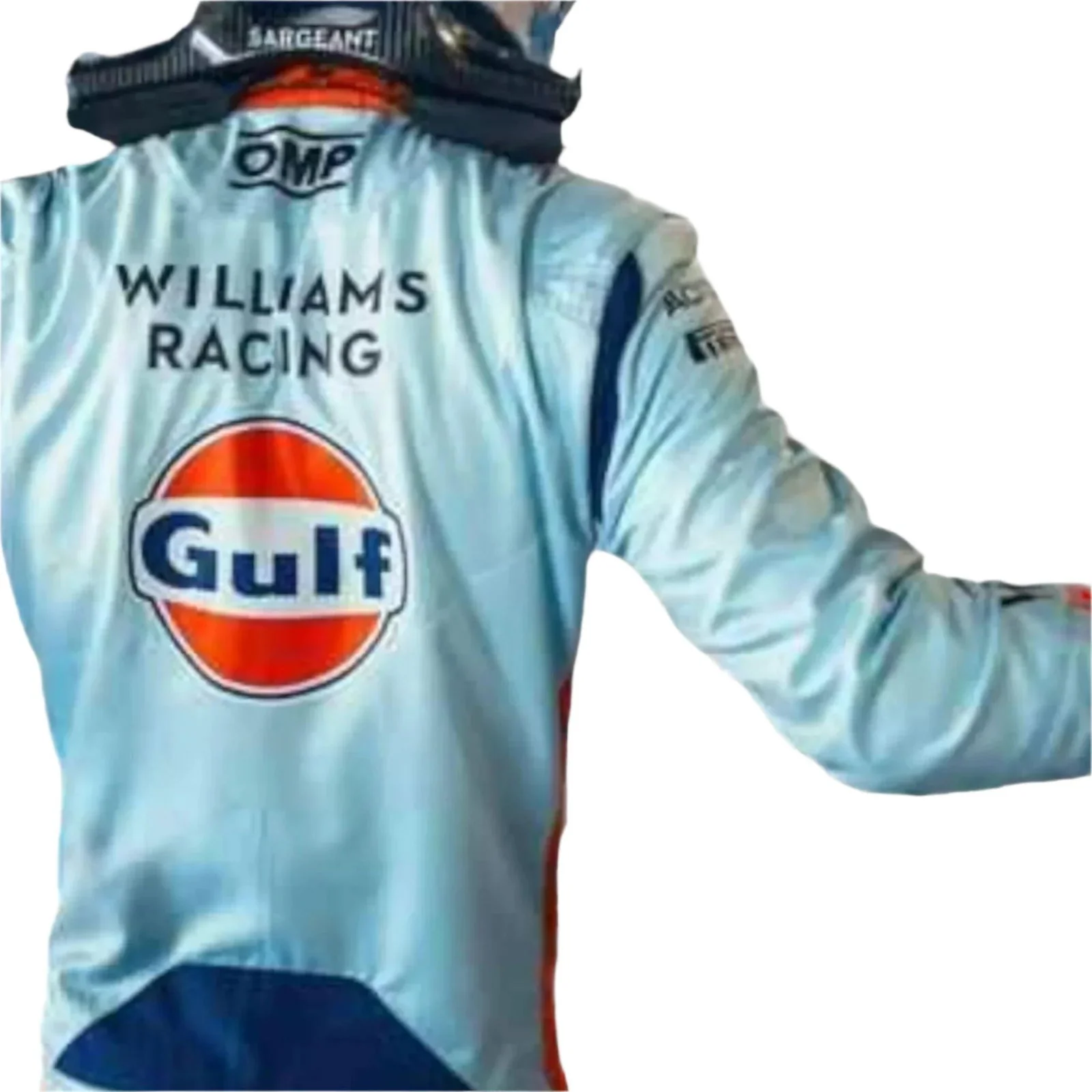 2023 Logan Sargeant Gulf F1 Race Suit Singapore GP - Image 3