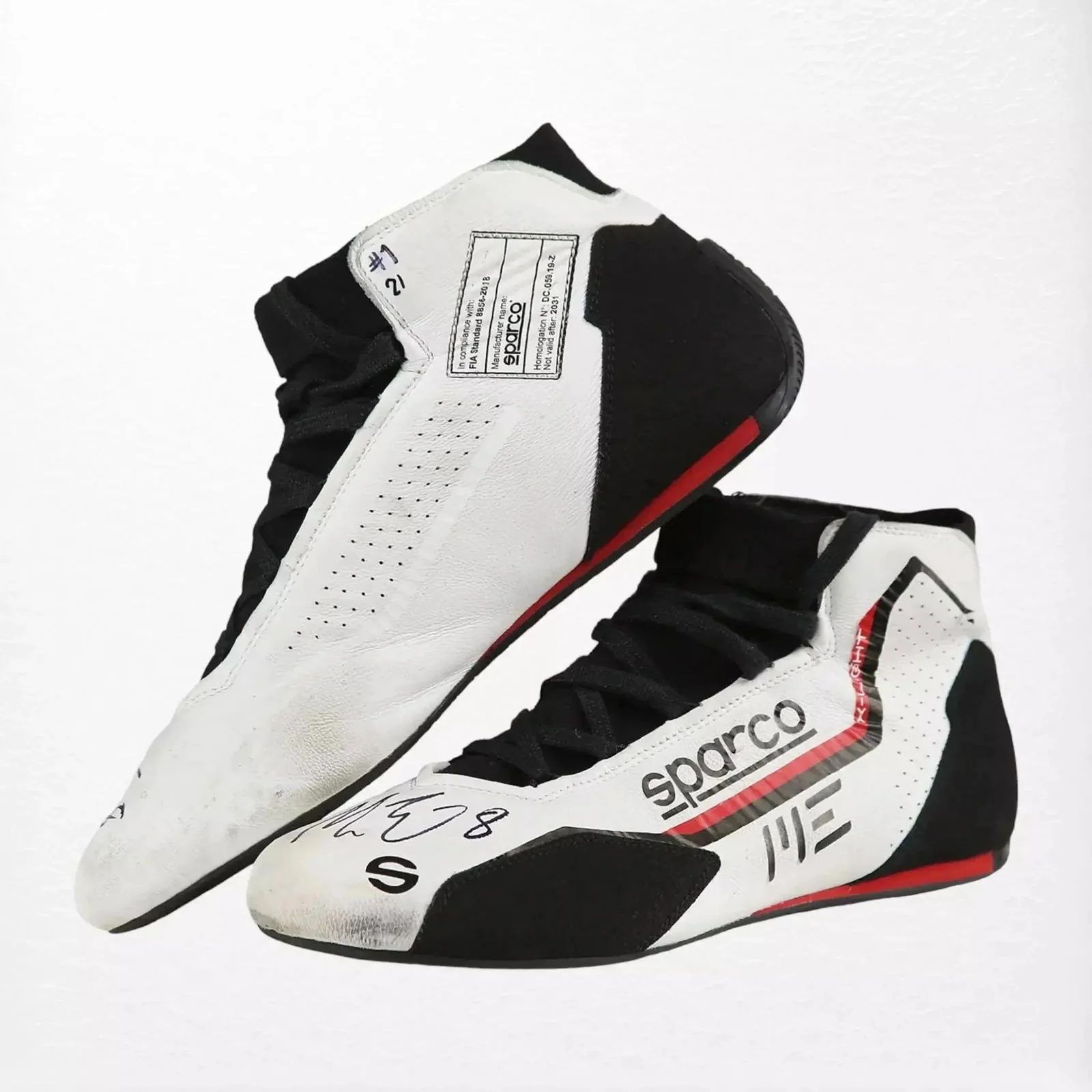 Marcus Ericsson Race Boots Used Indy 500 2021 - Image 3