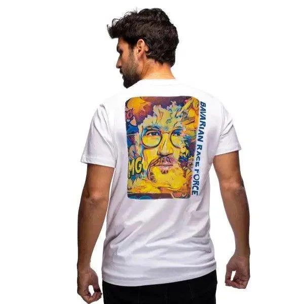 Maximilian Götz T-Shirt Bavarian Race Force white - Image 5