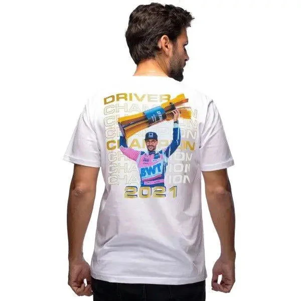 Maximilian Götz T-Shirt DTM Champion 2021 white - Image 7
