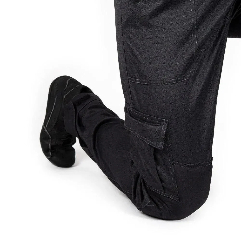 MECHANIC SUIT BLACK-DAZZLING BLUE - Image 5