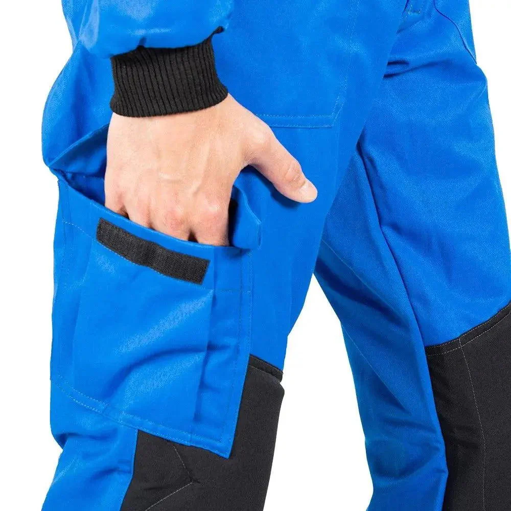 MECHANIC SUIT DAZZLING BLUE-WHITE - Image 4