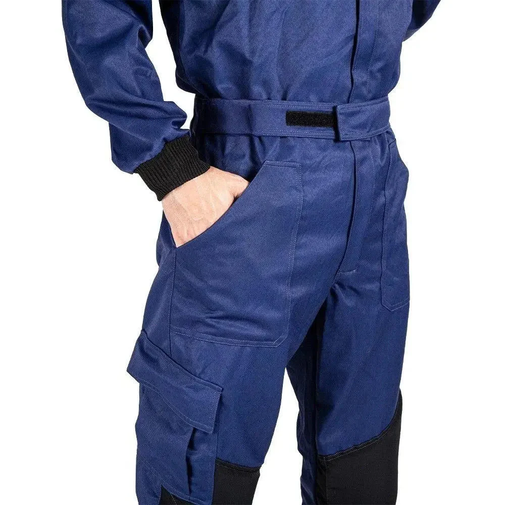 MECHANIC SUIT NAVY-FLUOR YELLOW - Image 3