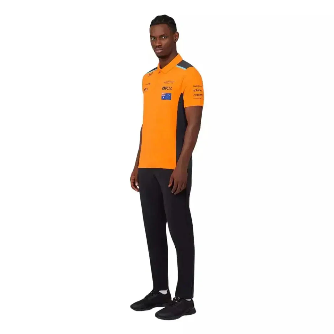 MENS McLAREN REPLICA POLO SHIRT OSCAR PIASTRI - Image 3
