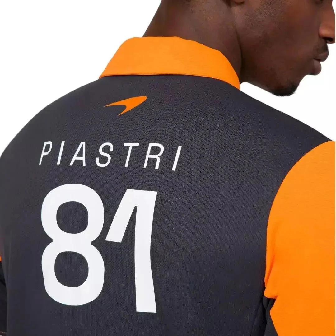 MENS McLAREN REPLICA POLO SHIRT OSCAR PIASTRI - Image 4