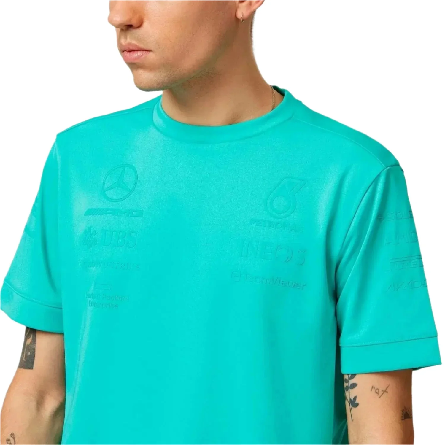 Mercedes-AMG Petronas 2023 Stealth Team T-Shirt - Image 3
