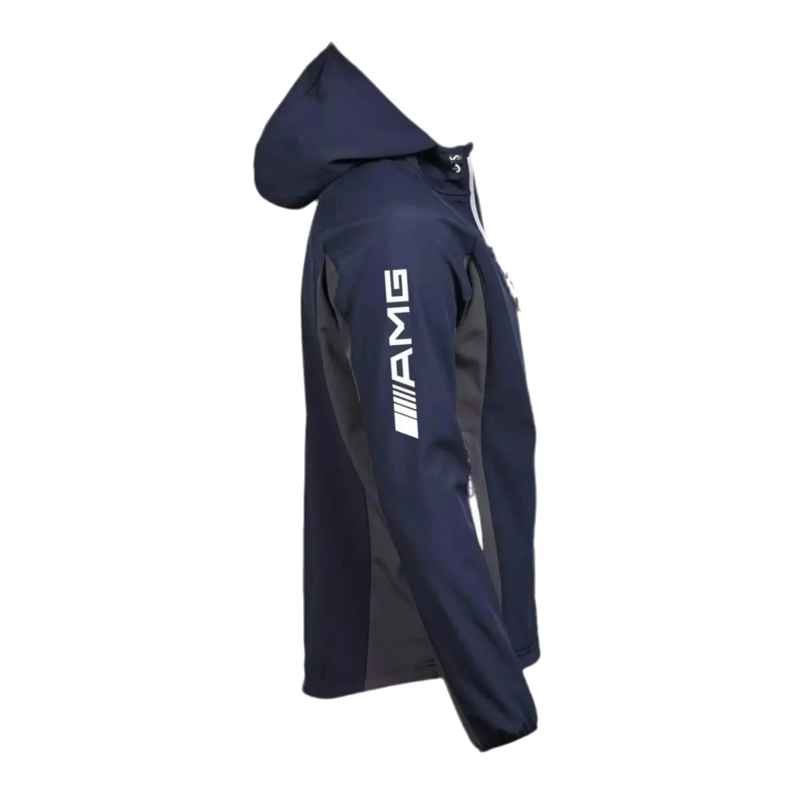 Mercedes AMG SoftShell Racing Jacket With Hoodie - Image 4
