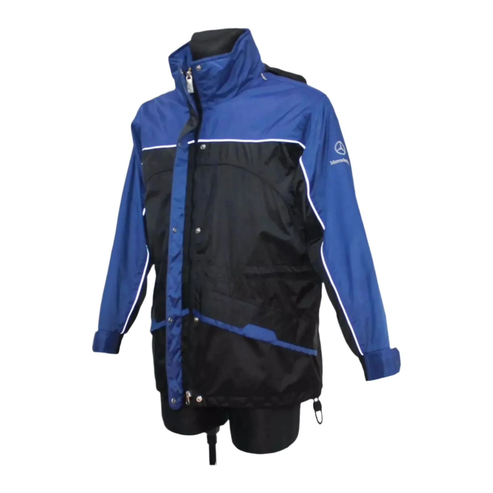 Vintage Mercedes Benz F1 Waterproof Hooded Jacket - Image 3