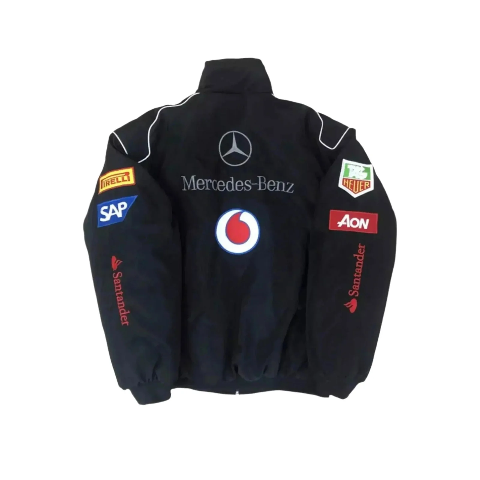 Mercedes AMG F1 Y2K Racing Bomber Style Jacket - Image 2
