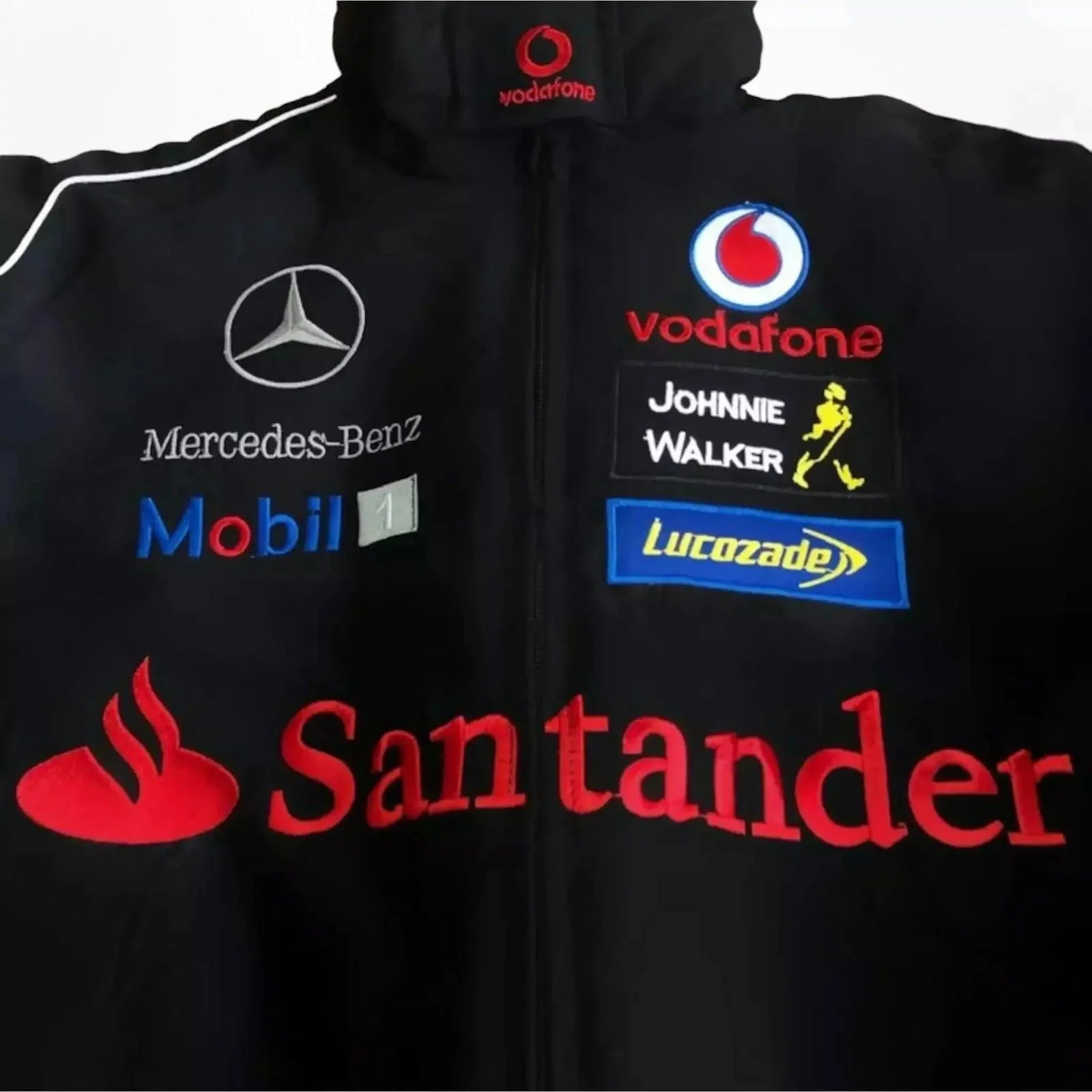 Mercedes AMG F1 Y2K Racing Bomber Style Jacket - Image 3