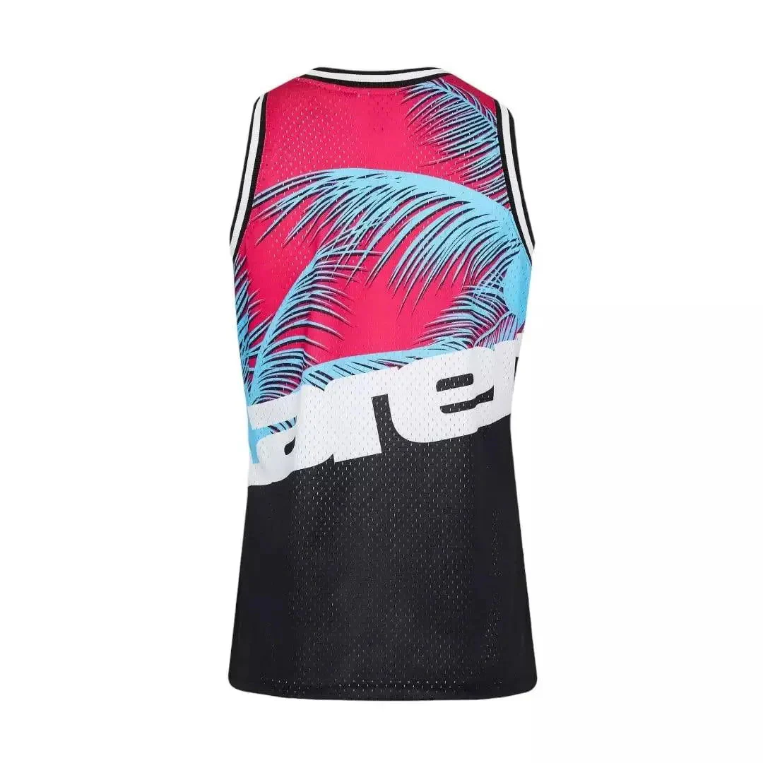 MIAMI GRAND PRIX MESH TANK - MITCHELL & NESS - BLACK/PINK - Image 2
