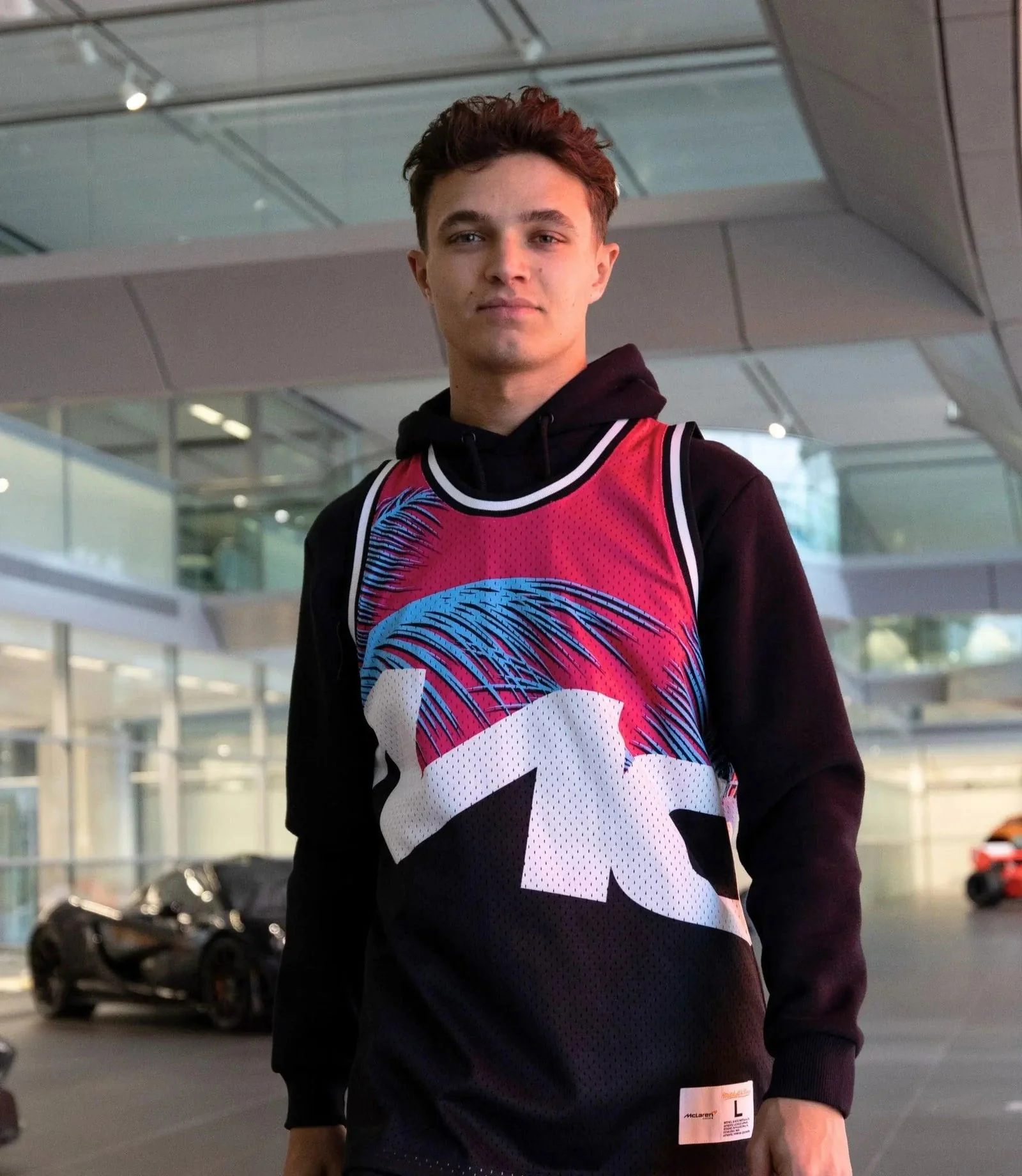 MIAMI GRAND PRIX MESH TANK - MITCHELL & NESS - BLACK/PINK - Image 4