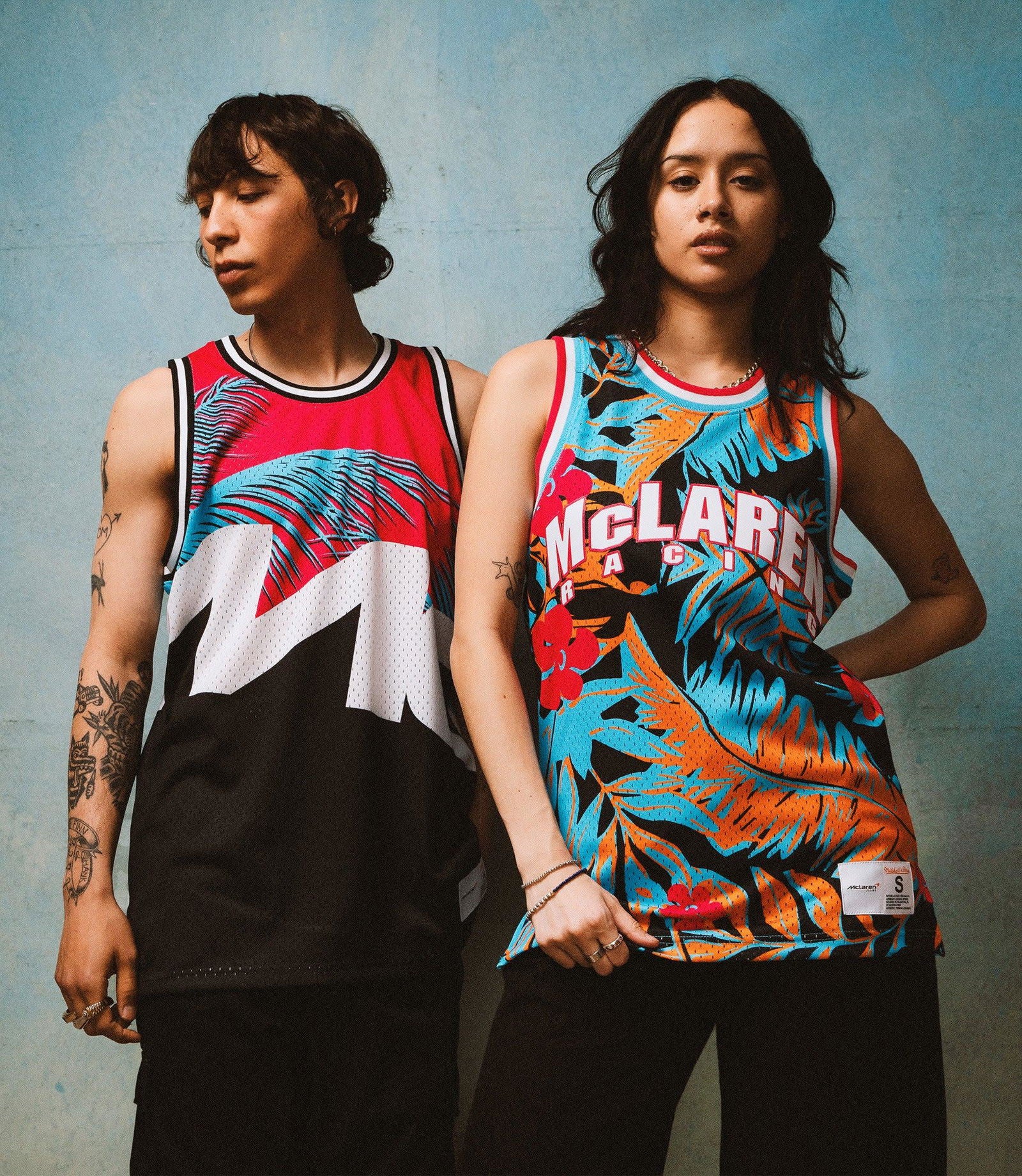 MIAMI GRAND PRIX MESH TANK - MITCHELL & NESS - BLACK/PINK - Image 5