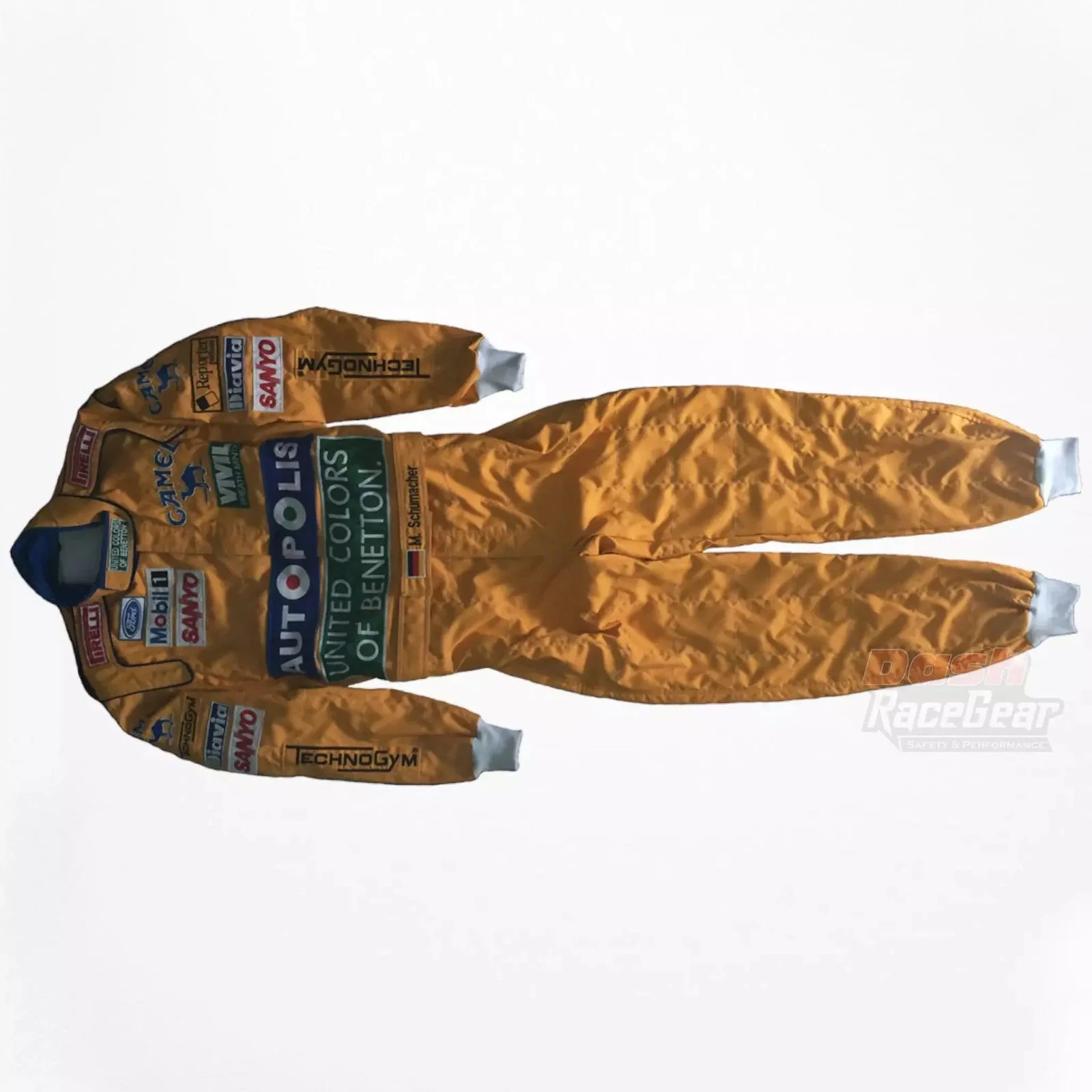 Michael Schumacher 1992 F1 Embroidered Racing Suit - Image 4