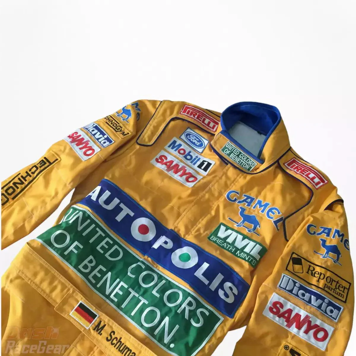 Michael Schumacher 1992 F1 Embroidered Racing Suit - Image 6