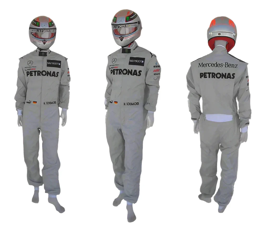 2012 Michael Schumacher Mercedes Benz F1 Embroidered Race Suit - Image 2