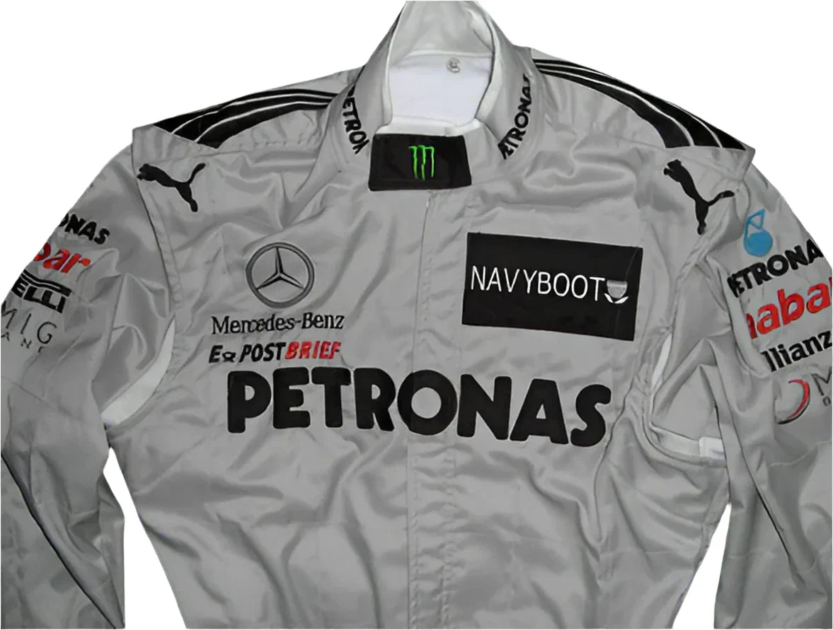 2012 Michael Schumacher Mercedes Benz F1 Embroidered Race Suit - Image 5