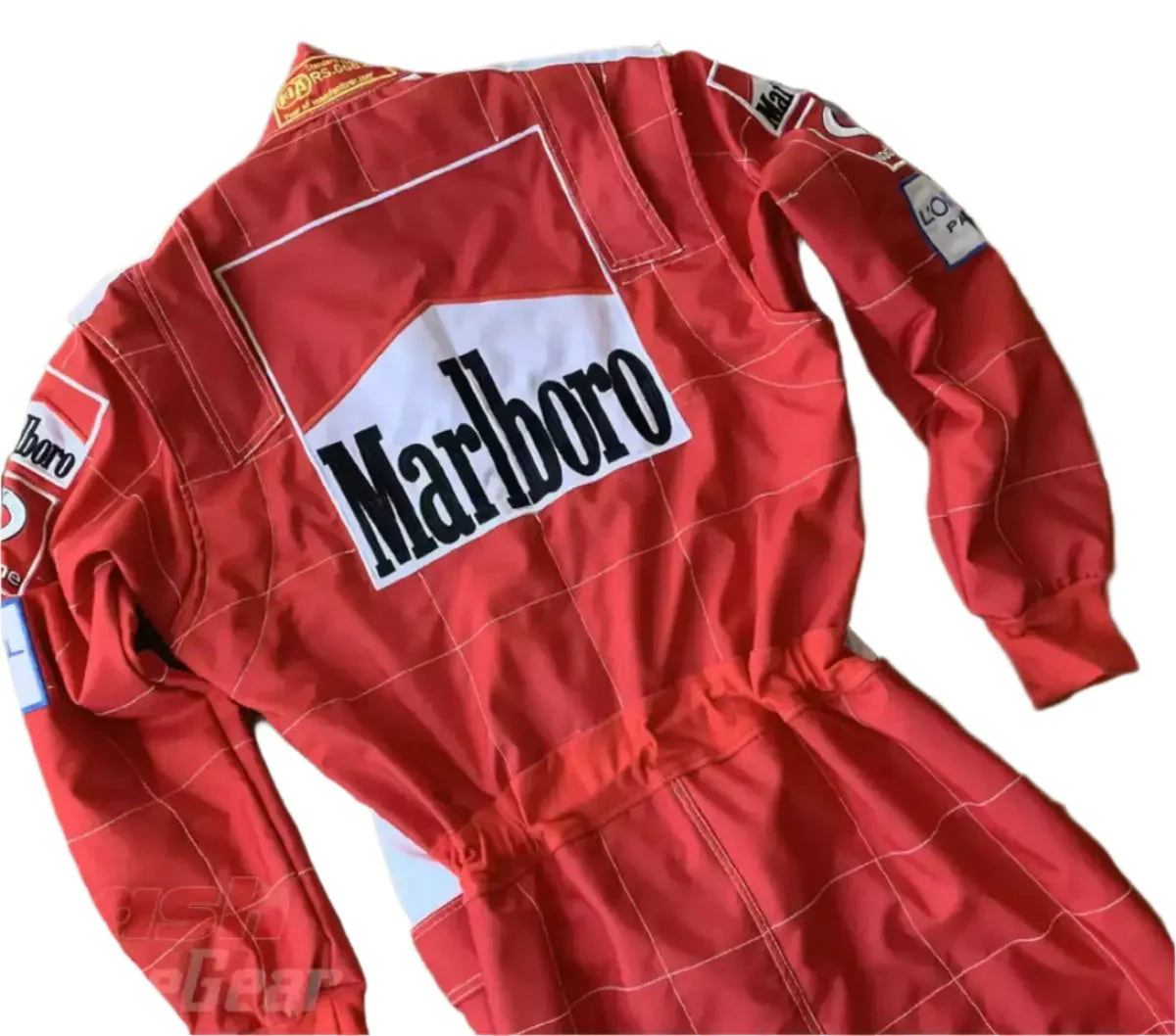 Michael Schumacher Ferrari F1 Embroidered Racing Suit - Image 4