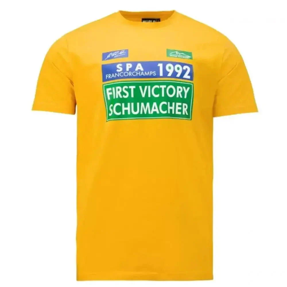 Michael Schumacher T-Shirt First GP Victory 1992 - Image 3