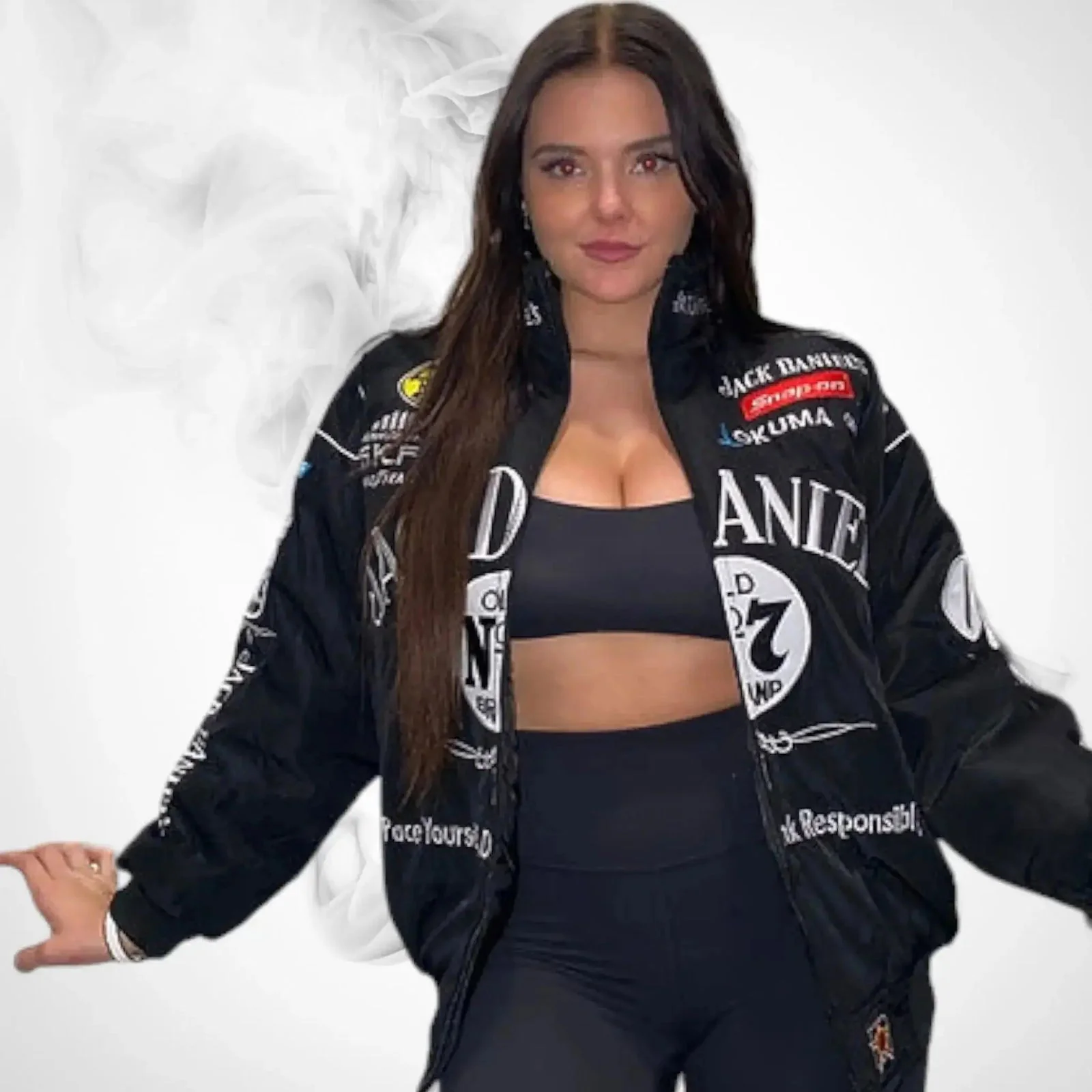 Vintage Nascar Jack Daniels Racing Jacket - Image 3