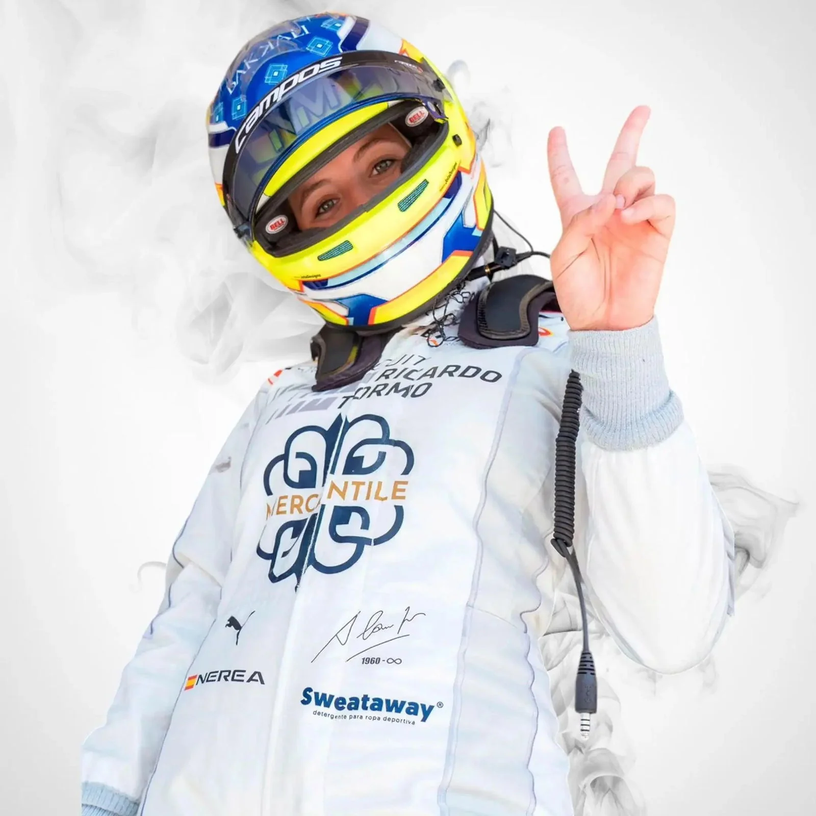 2023 Nerea Martí Race Suit Mercantile Campos Racing - Image 2