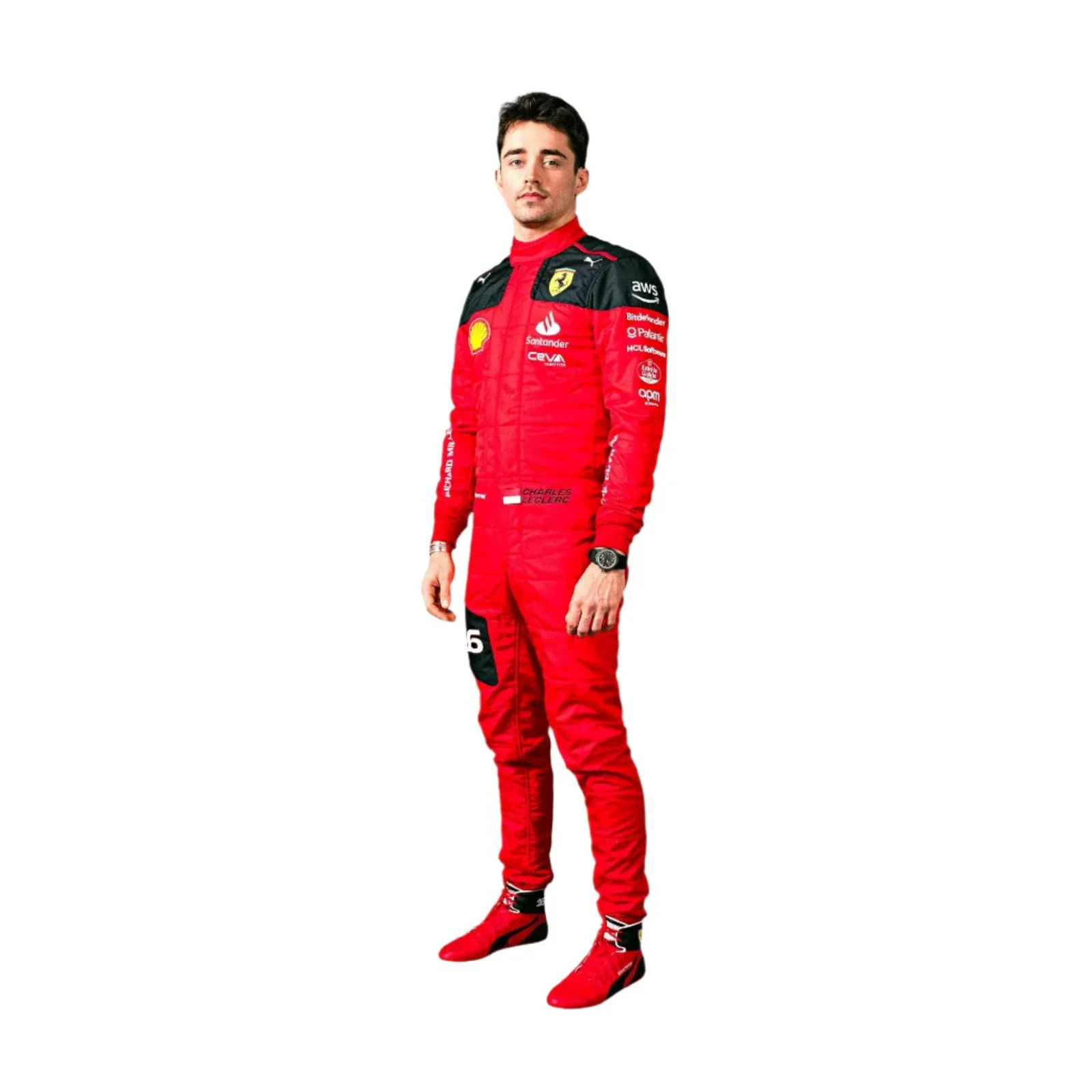 New Charles Leclerc 2023 Race Suit Ferrari F1 - Image 2
