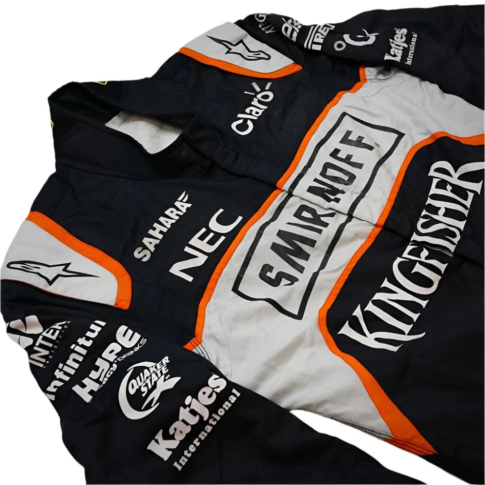 2016 Nico Hülkenberg Sahara Force India F1 Team Race Suit - Image 3