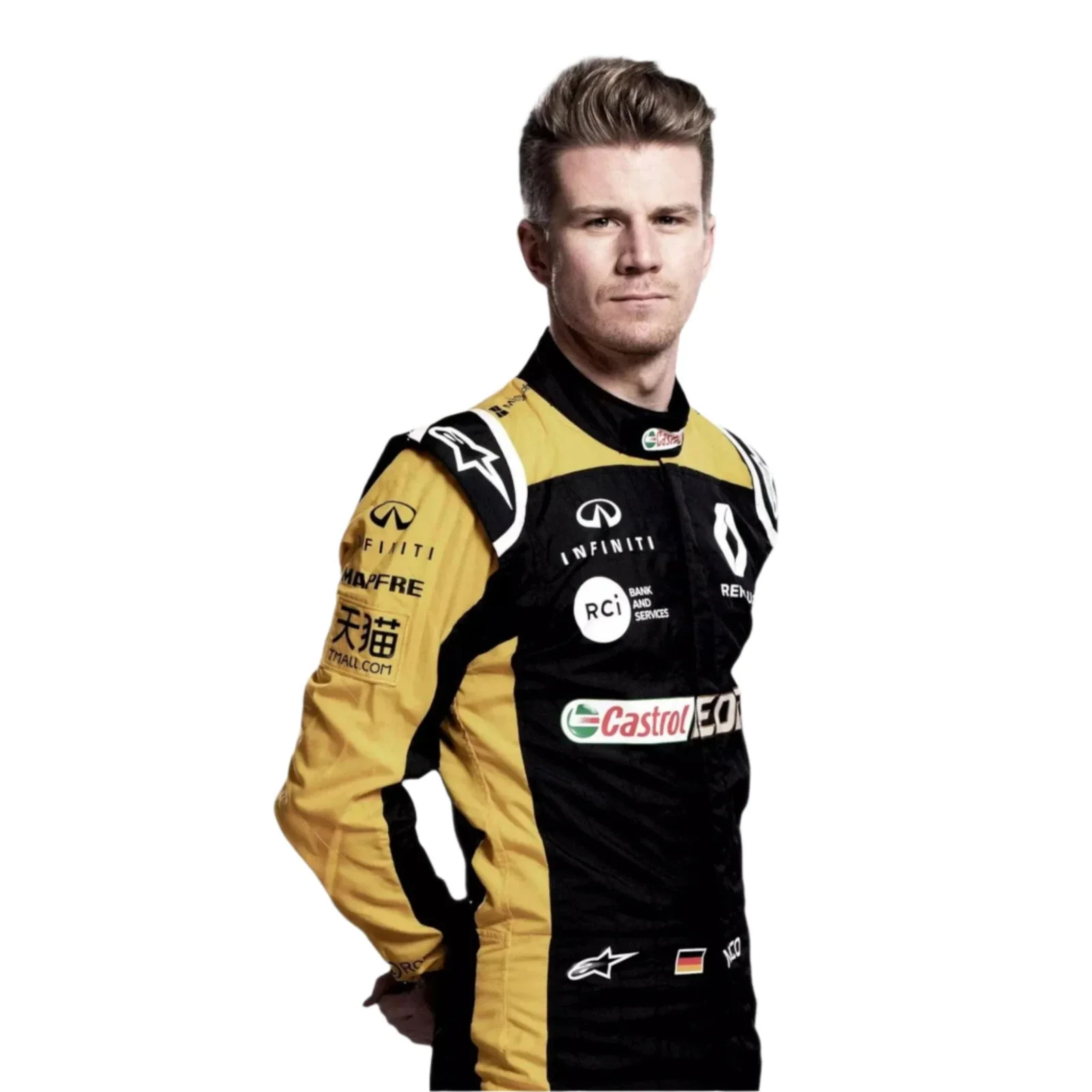 Nico Hulkenberg 2018 Renault F1 Team Race Suit - Image 4