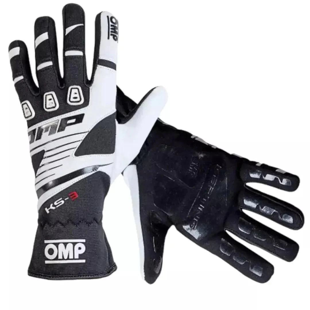 OMP KS-3 Kids Karting Gloves - Image 3