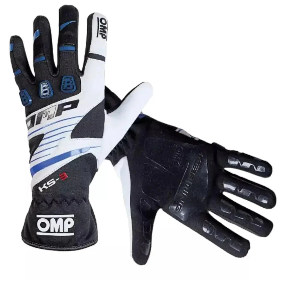 OMP KS-3 Kids Karting Gloves - Image 4