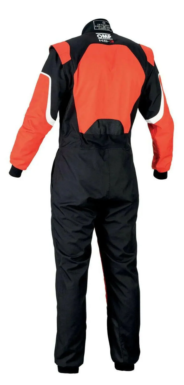 OMP KS-3 Suit Red Go Karting Racing Overall CIK 3 Layers 2019 - Image 3