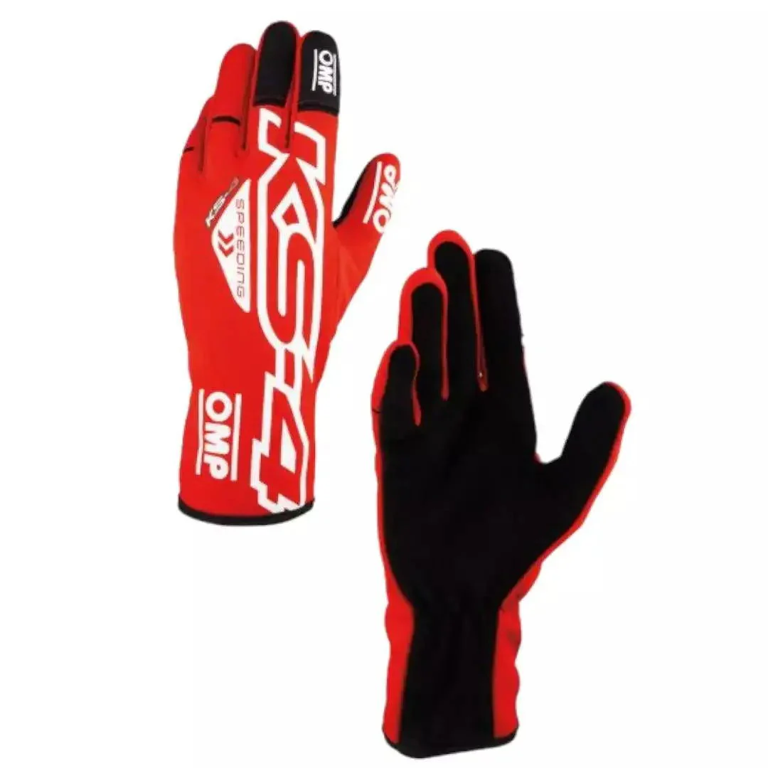 OMP KS-4 Kart Gloves - Child Sizes - Image 3