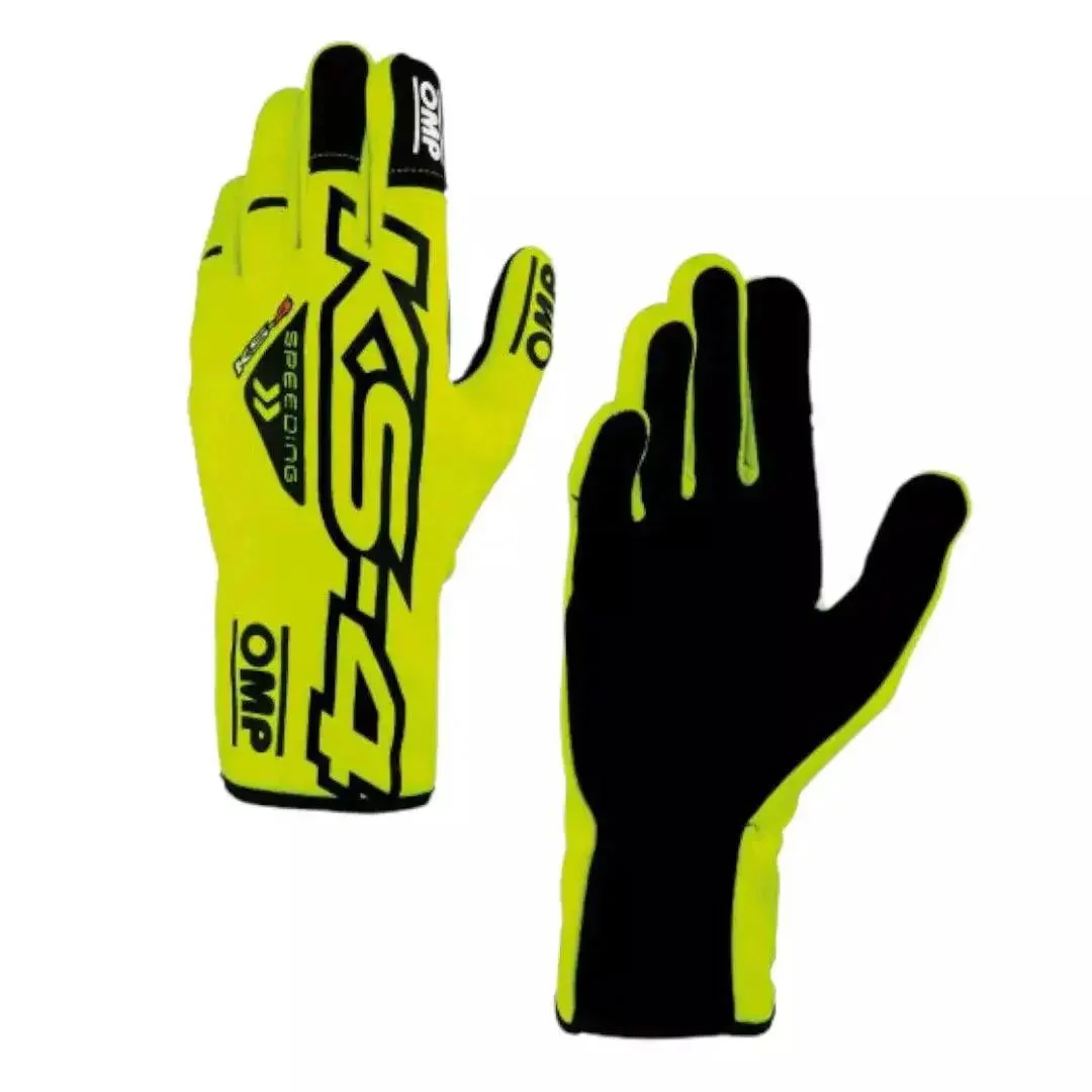 OMP KS-4 Kart Gloves - Child Sizes - Image 4