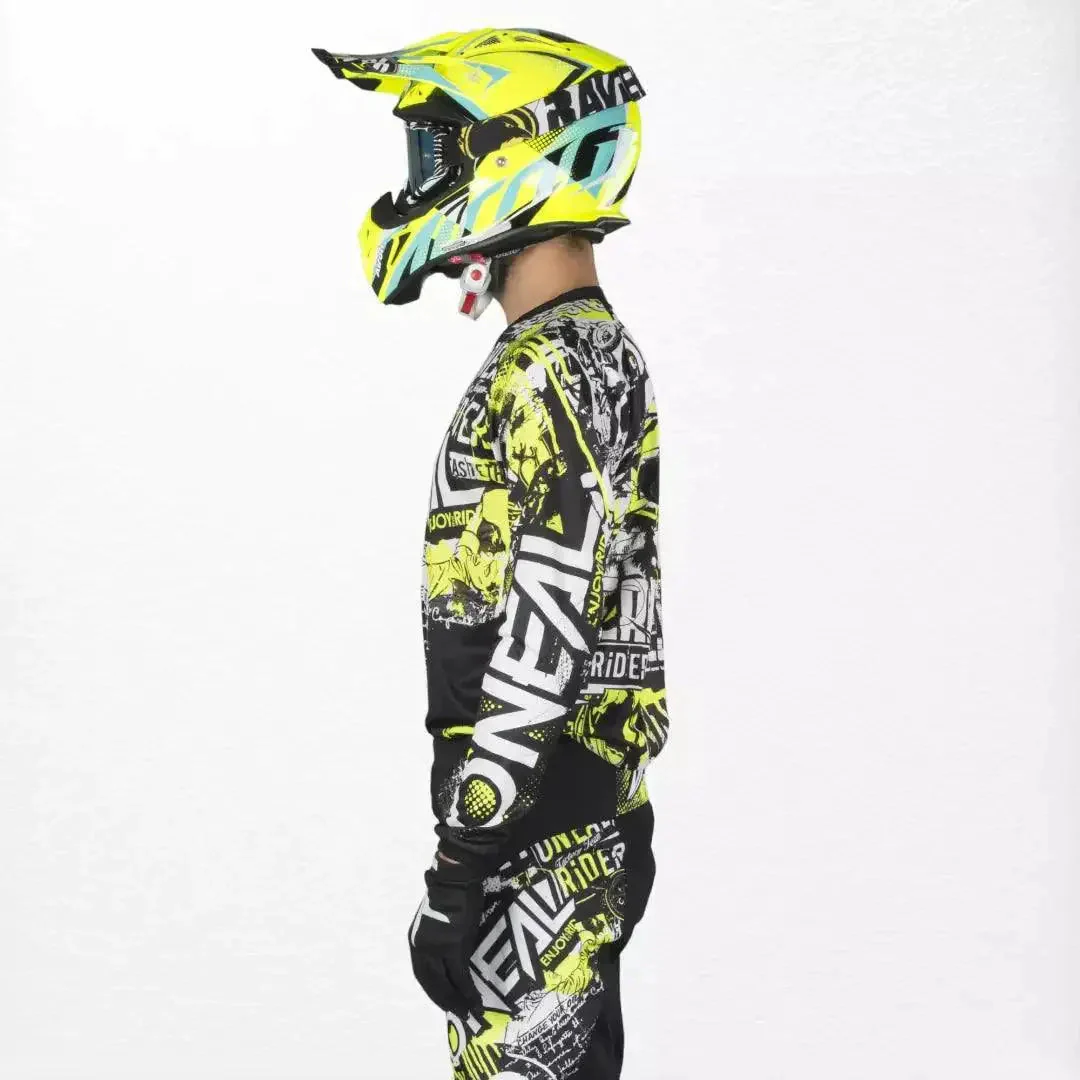O'Neal Element Jersey Attack Black-HiVis - Image 3