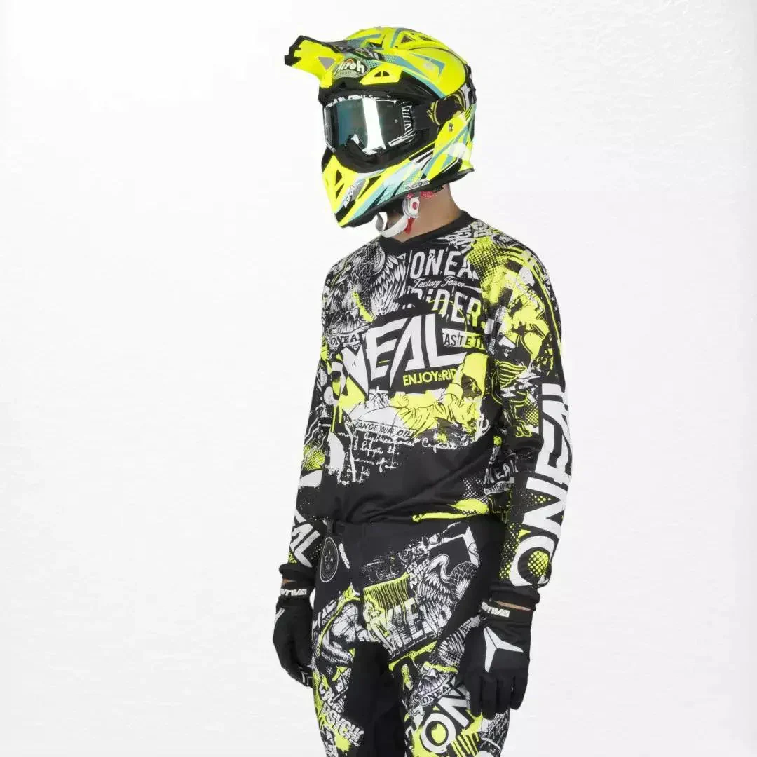 O'Neal Element Jersey Attack Black-HiVis - Image 4
