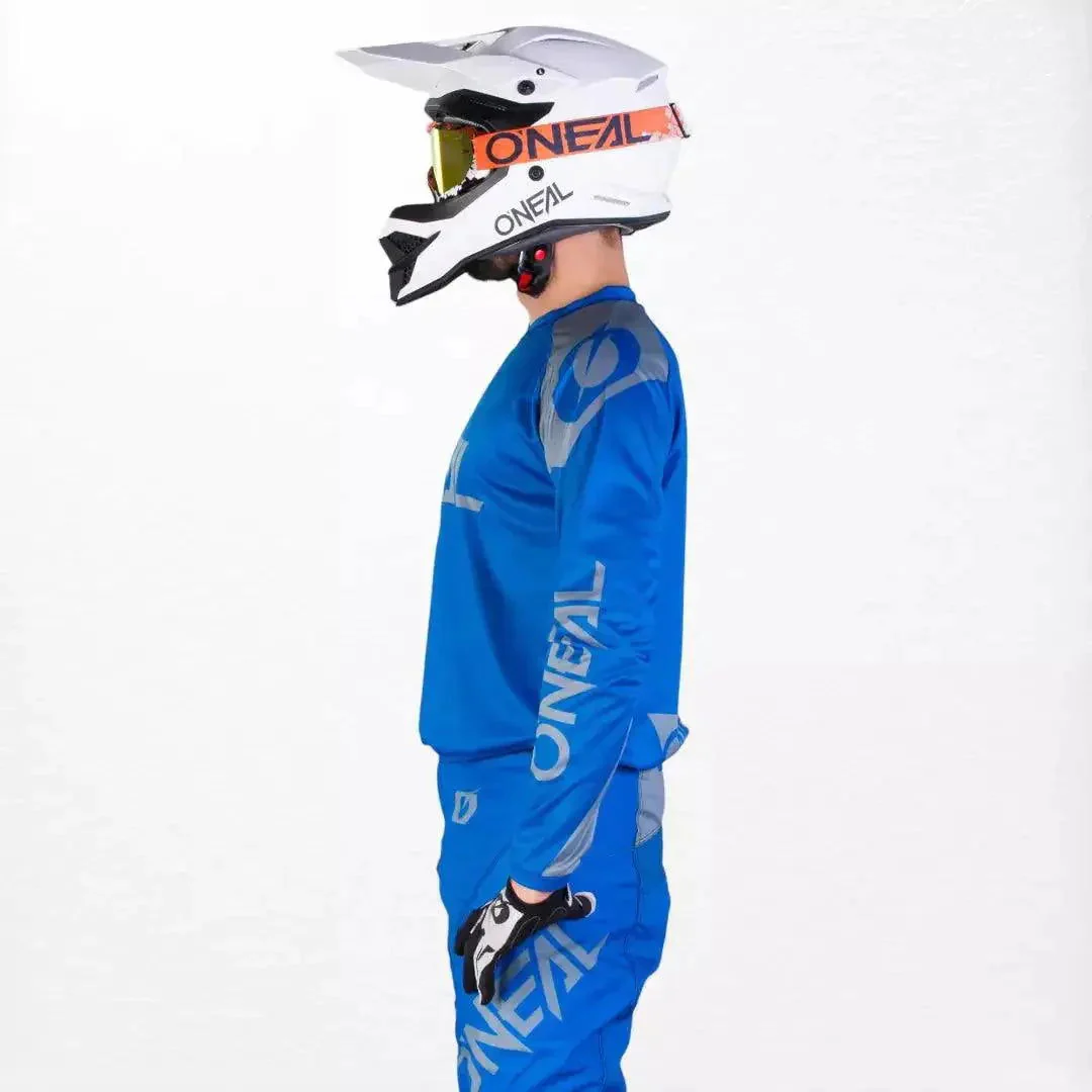 O'Neal Matrix MX Jersey Blue-Gray - Image 3