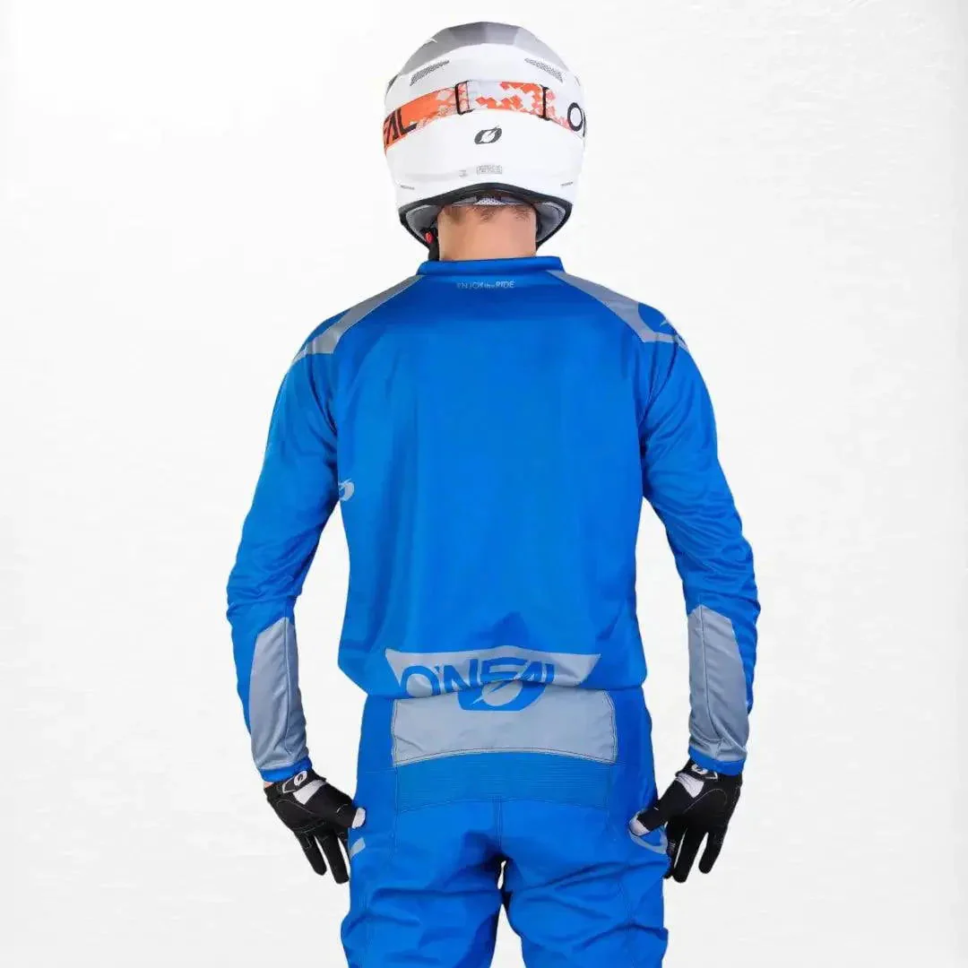 O'Neal Matrix MX Jersey Blue-Gray - Image 5