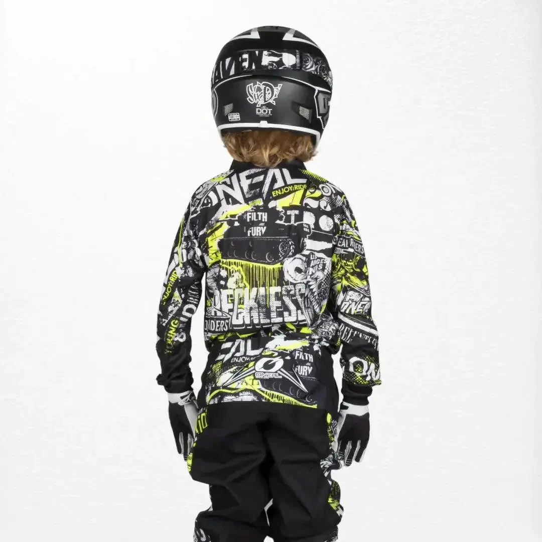O'Neal Youth Element Jersey Attack Black-HiVIs - Image 4