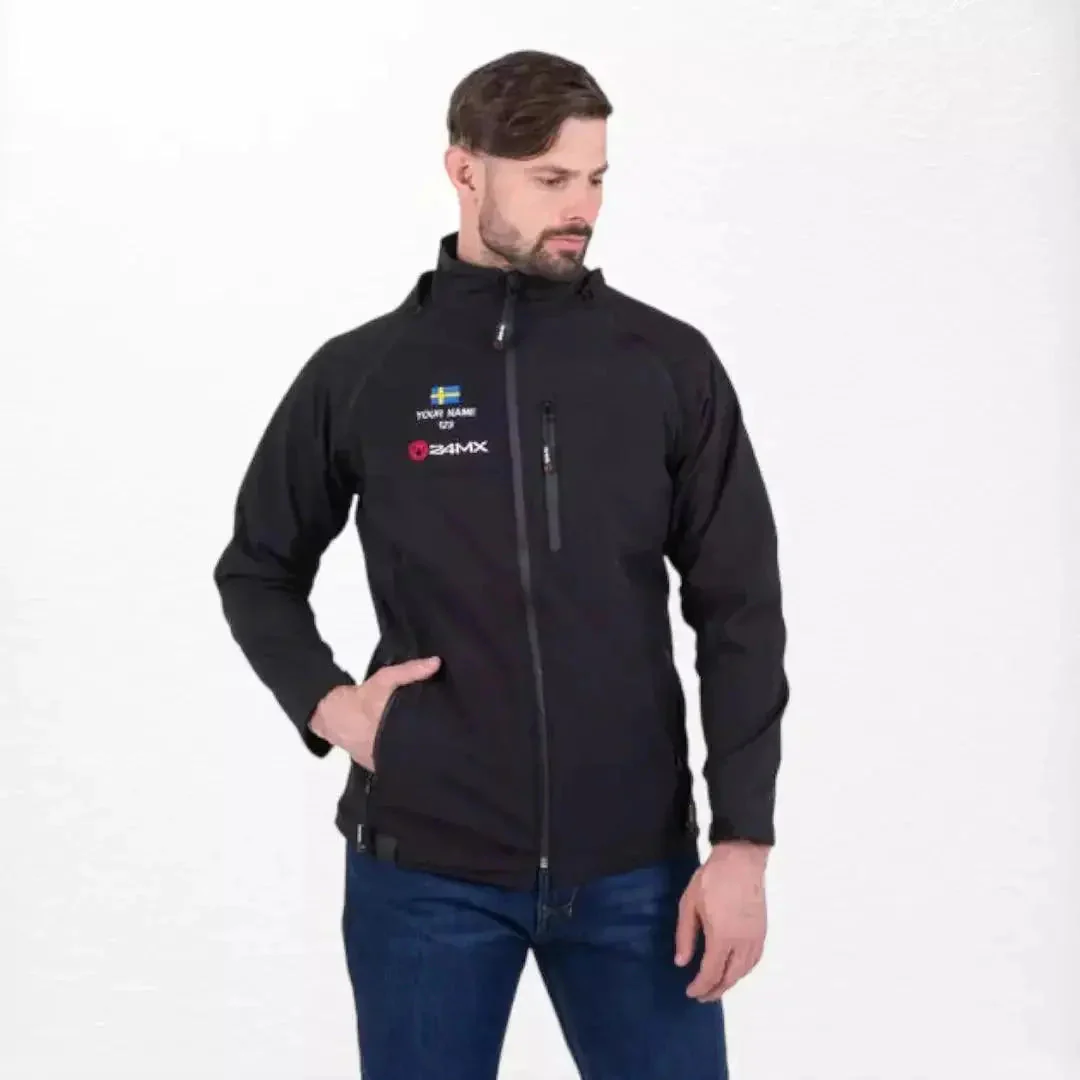 Personalized 24MX Team Softshell with Detachable Sleeves