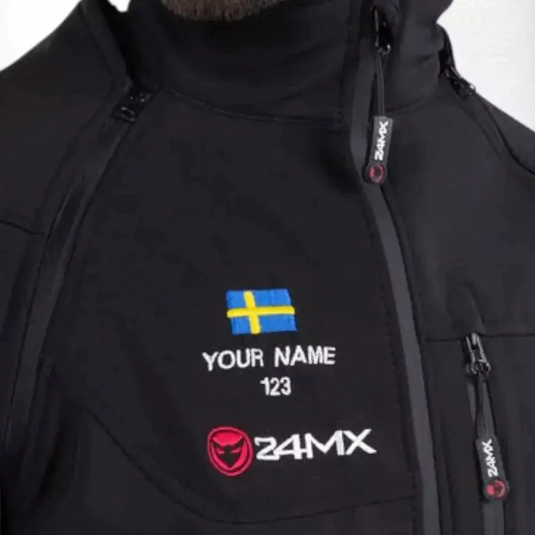 Personalized 24MX Team Softshell with Detachable Sleeves - Image 4