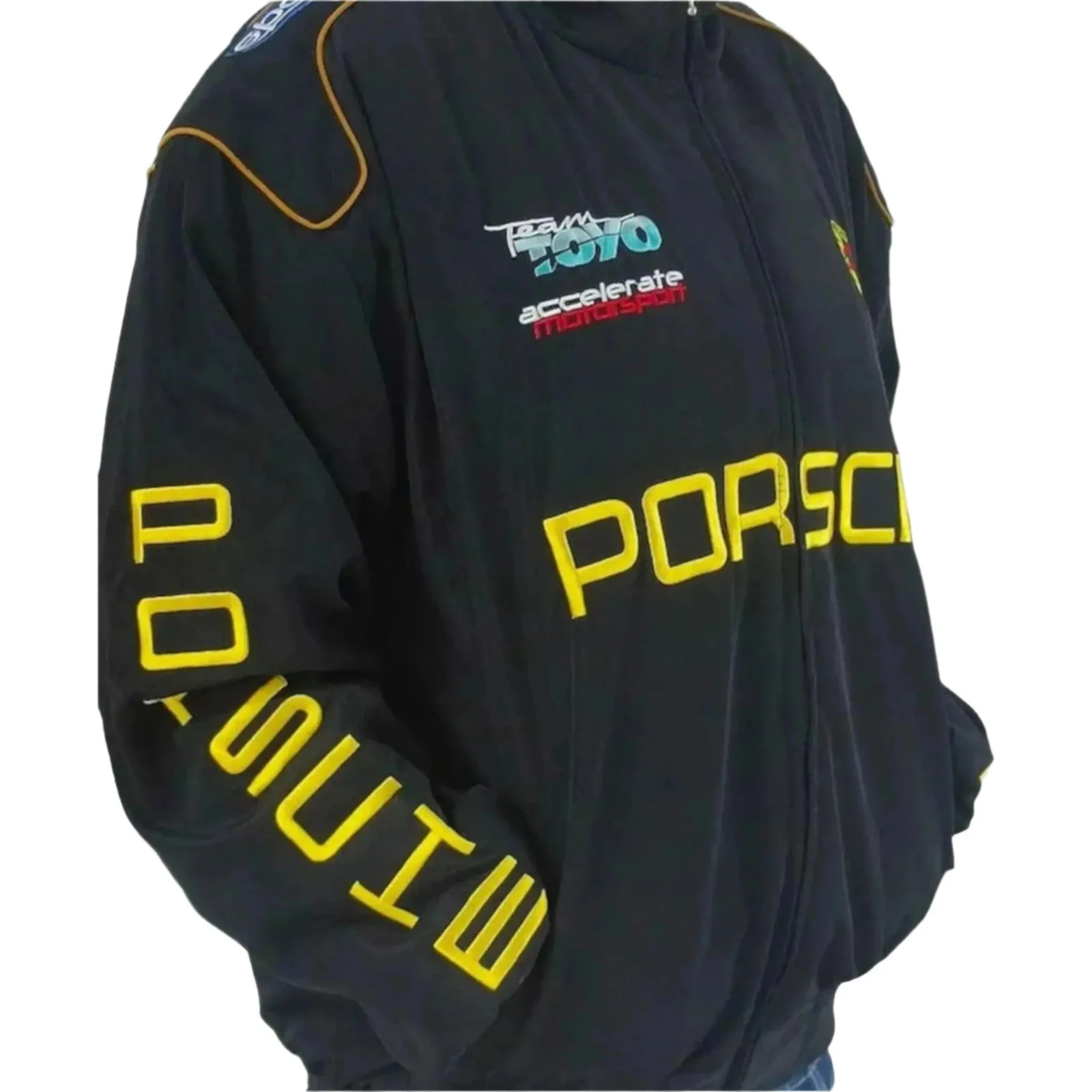 Porsche Formula 1 Bomber Jacket - Embroidered Racing Apparel - Image 3